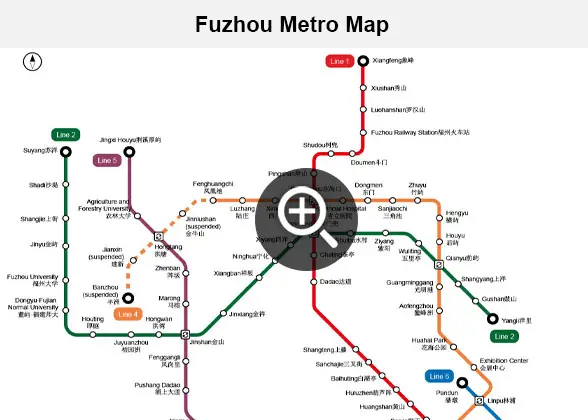 Fuzhou Metro Map