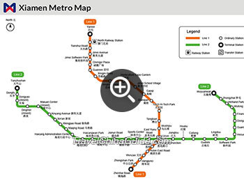 Xiamen Metro Map