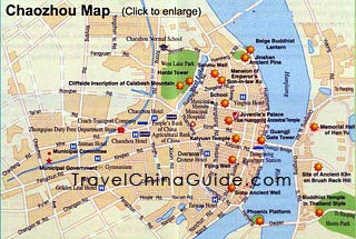 Chaozhou Map