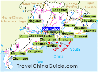 Huizhou Map