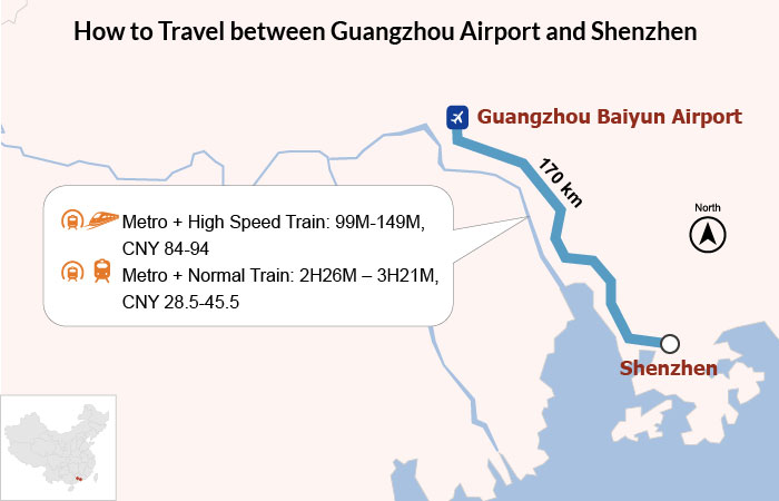 How to Travel between Guangzhou Airport to Shenzhen