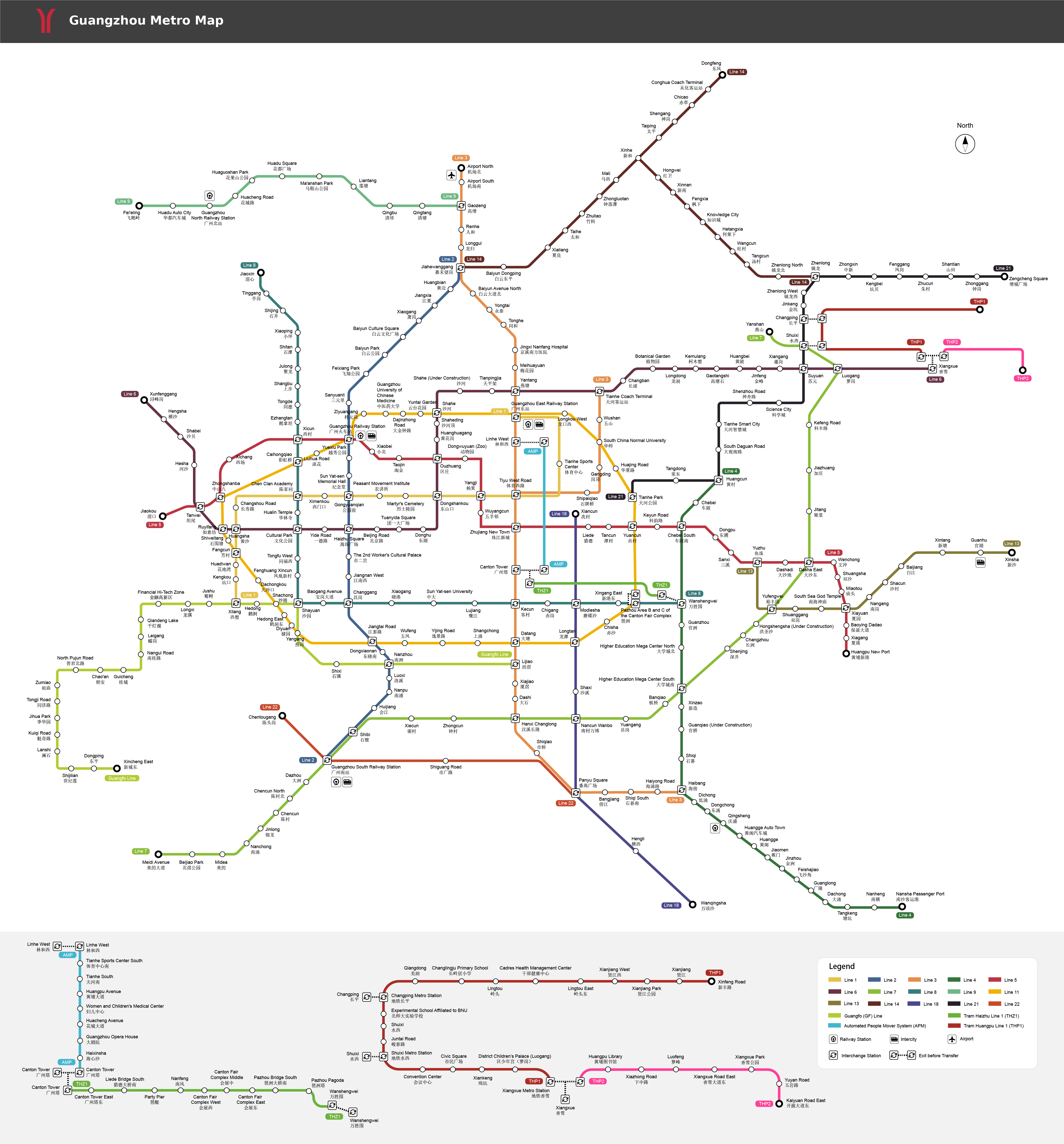 Guangzhou Metro Maps Pdf Download Subway Lines Stations