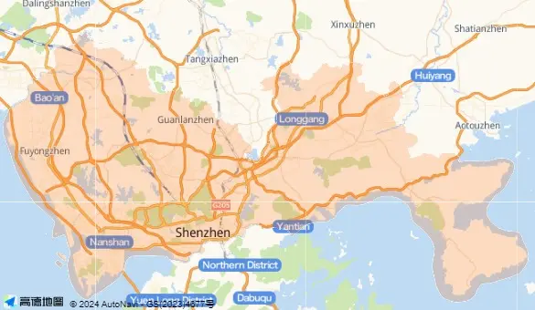 Shenzhen map