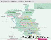 Map of Shenzhen Overseas Chinese Town East