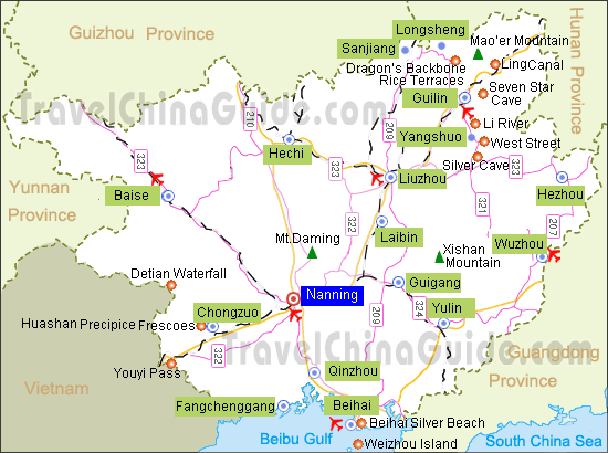 Rainfall situation: (a) Rain warning map of Rongjiang County the day