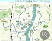 Guilin Attractions Map