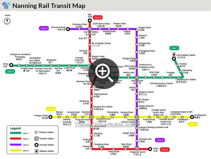 Nanning Subway Map