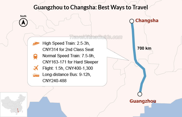 Guangzhou to Changsha