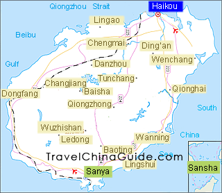 Sanya Map