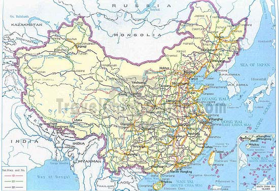 China Highway Map