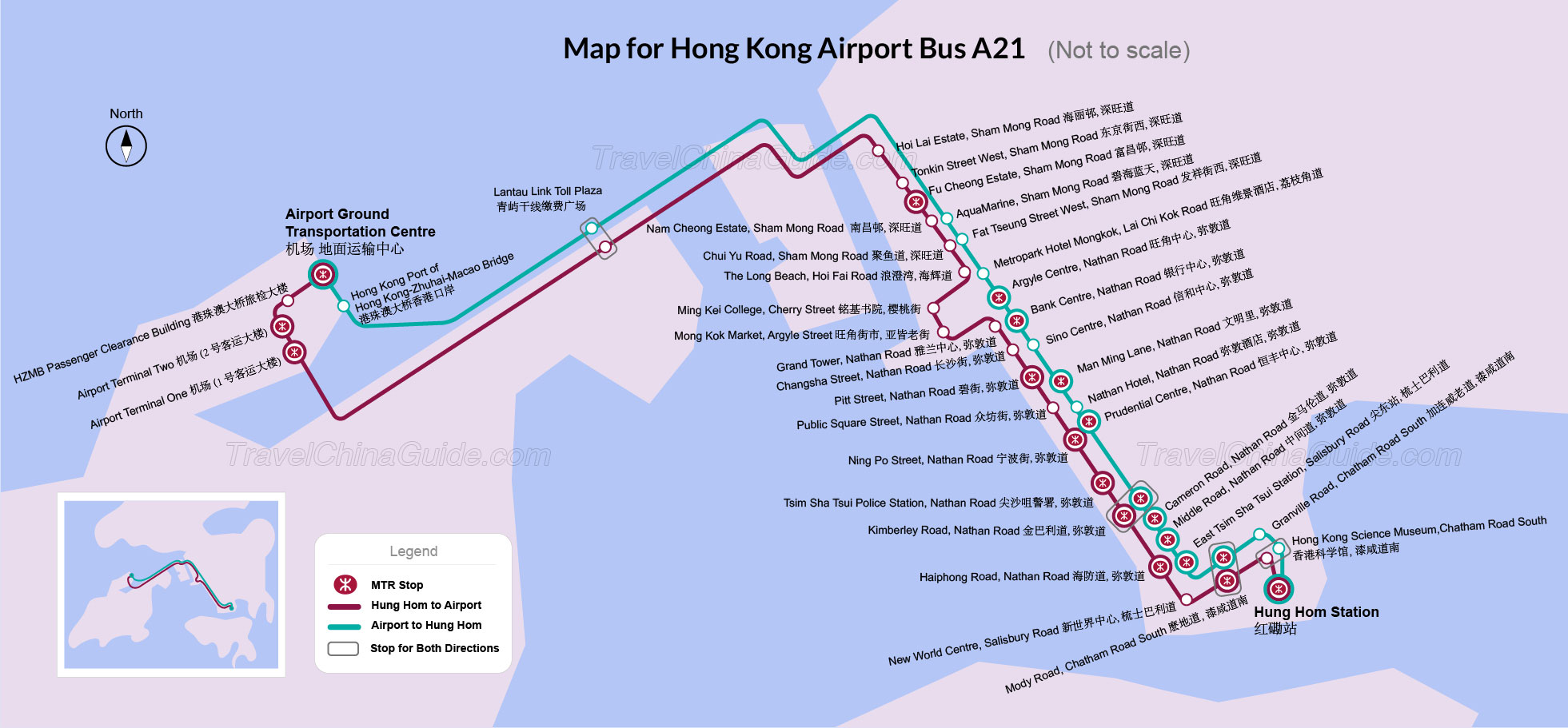 Bus A21 Hong Kong Route From To Airport Schedule Stops Fare