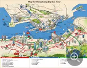 Big Bus Hong Kong Map