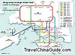 Hong Kong Major Roads Map