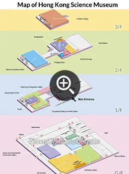 Map of Hong Kong Science Museum