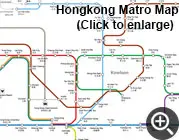 Hong Kong Metro Map