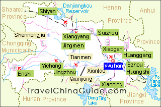 Hubei Map