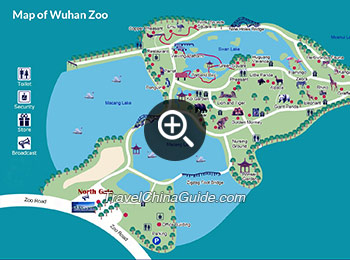 Map of Wuhan Zoo