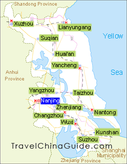 Suqian Map