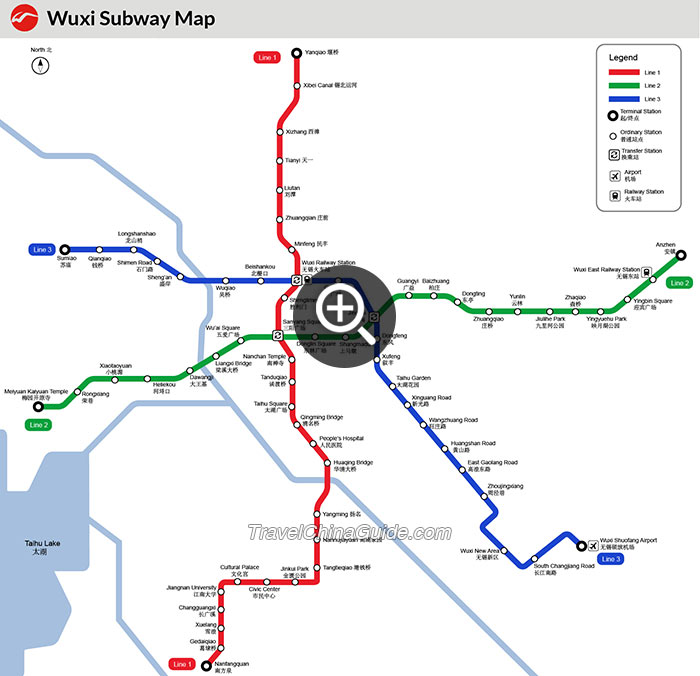 Wuxi Subway Map