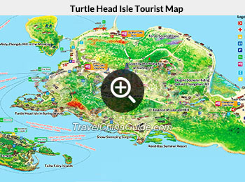 Tourist Map of Turtle Head Isle