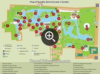 Map of Humble Administrator's Garden