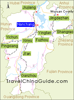 Map of Jingdezhen