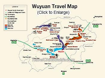 Wuyuan Travel Map
