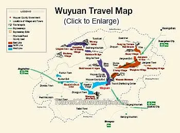 Wuyuan Travel Map