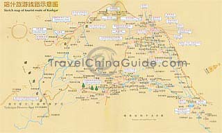 Kashgar Tourist Map