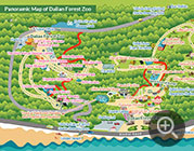 Map of Dalian Forest Zoo