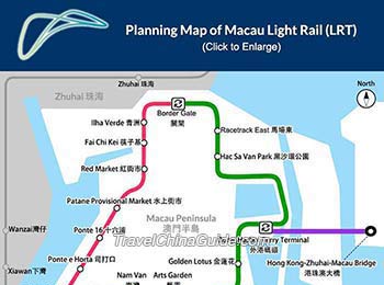 Macau Light Rail Planning Map