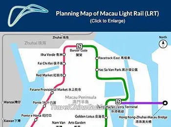 Macau Light Rail Planning Map