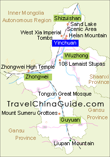 Shizuishan Map