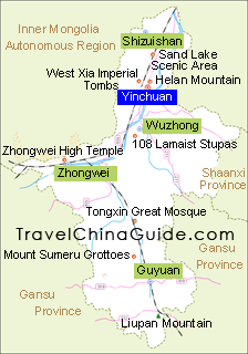 Guyuan Map