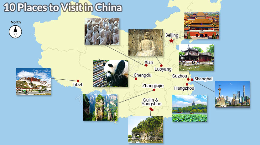 10 Places to Visit in China