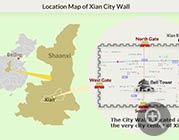 Location Map of Xi'an City Wall