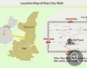 Location Map of Xi'an City Wall