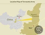 Location Map of Terracotta Army