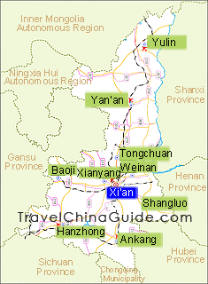 Baoji Map