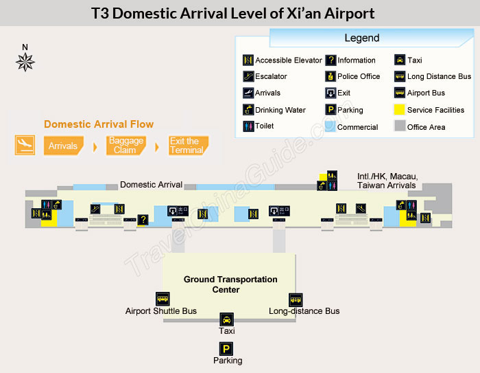 Xi'an Airport T3 Domestic Arrival Level