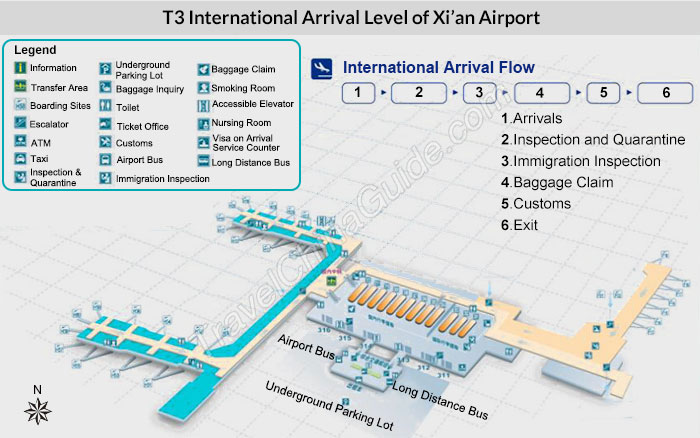 Xi'an Airport T3 International Arrival Level