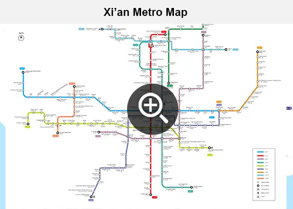 Xi'an Subway Planning Map