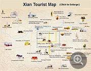 Xi'an Tourist Map