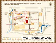 Map of Weiyang Palace Site