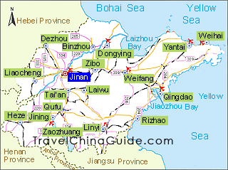 Yantai Map