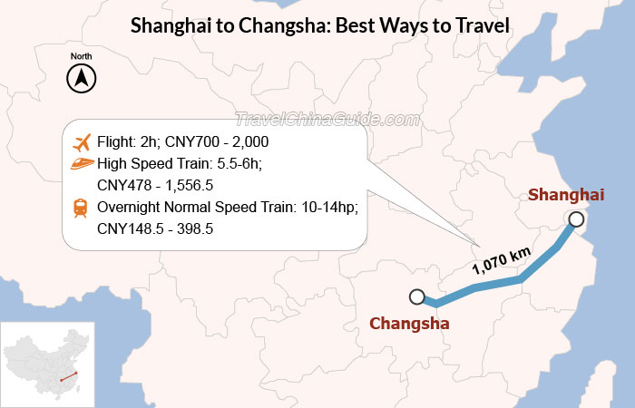 Shanghai to Changsha