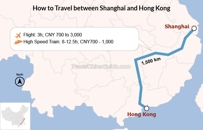 How to Travel between Shanghai and Hong Kong