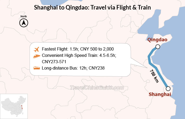 Shanghai to Qingdao
