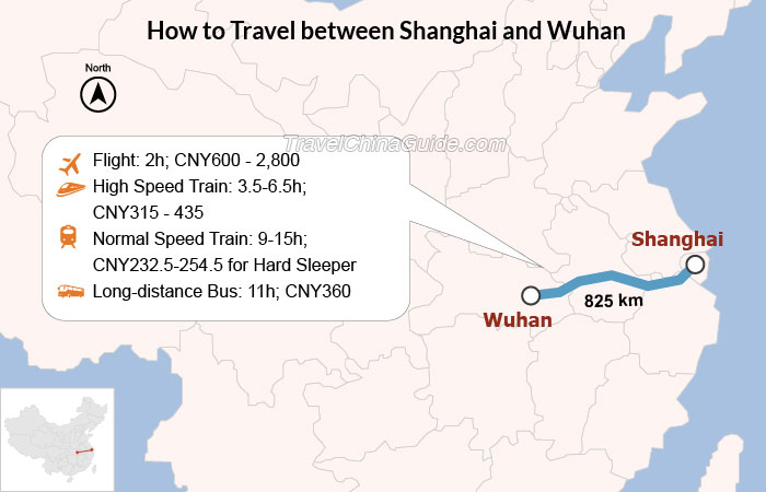 Shanghai to Wuhan