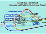 Shanghai Airport Shuttle Route Map